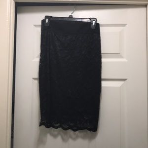 Lace, business skirt